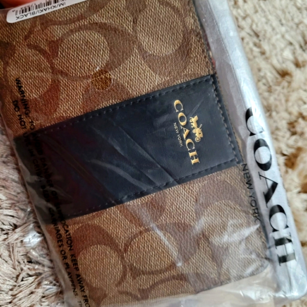 Authentic coach wallet